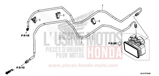 TUYAU DE FREIN CB500FAH de 2017